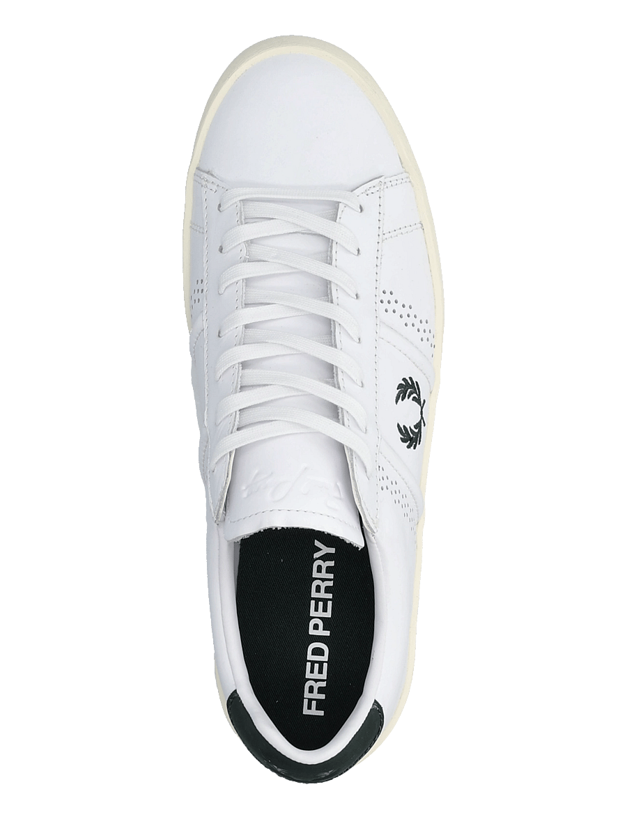 Fred Perry - TOPSPIN LEATHER - madala säärega - white - 3