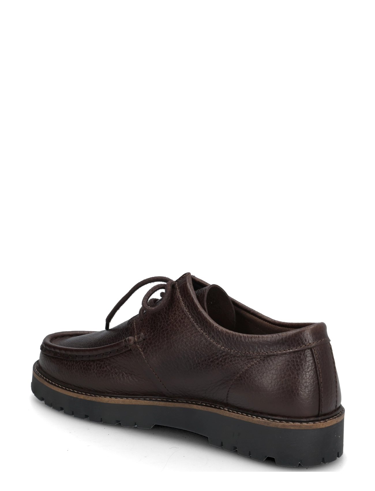 Fred Perry - KENNEY LOW TUMBLED LTHR - moc-toe kingad - rich brown - 1