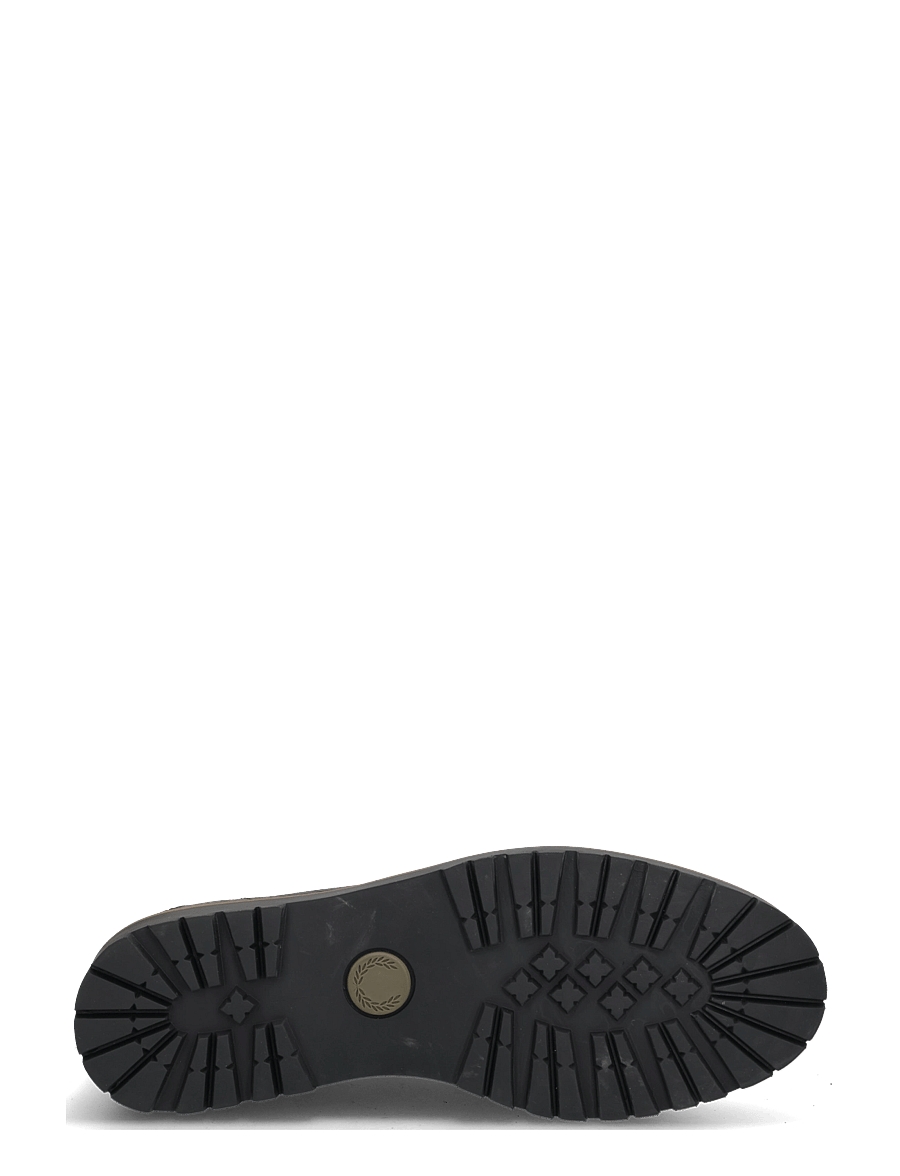 Fred Perry - KENNEY LOW TUMBLED LTHR - moc-toe kingad - rich brown - 4