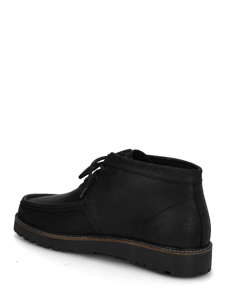 Fred Perry - KENNEY MID WAXED SUEDE - chukka boots - black - 1