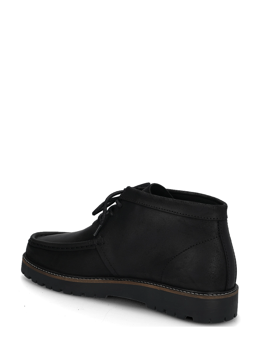 Fred Perry - KENNEY MID WAXED SUEDE - chukka boots - black - 1