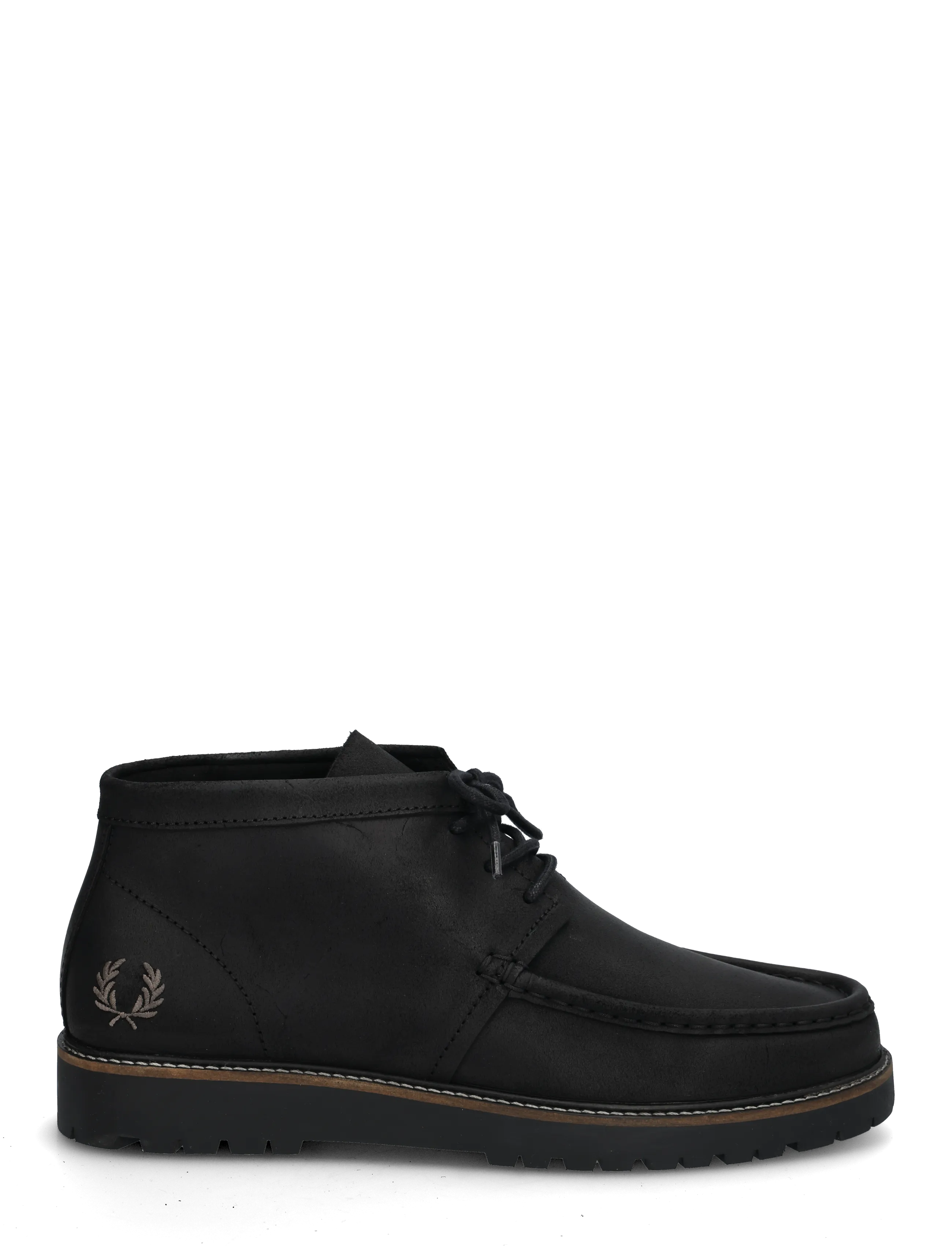 Fred Perry - KENNEY MID WAXED SUEDE - chukka boots - black - 2