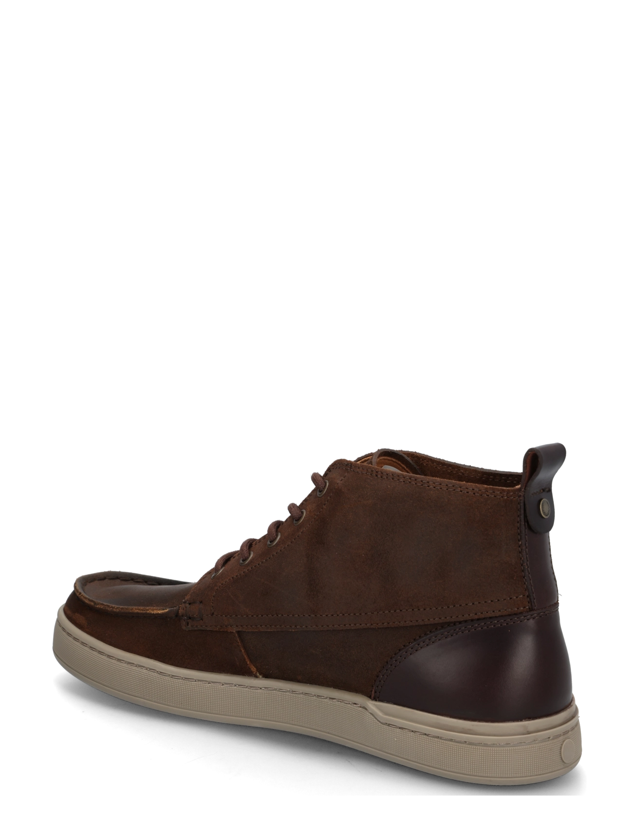 Fred Perry - DRURY MID WAXED SUEDE/LTHR - rich brown - 1