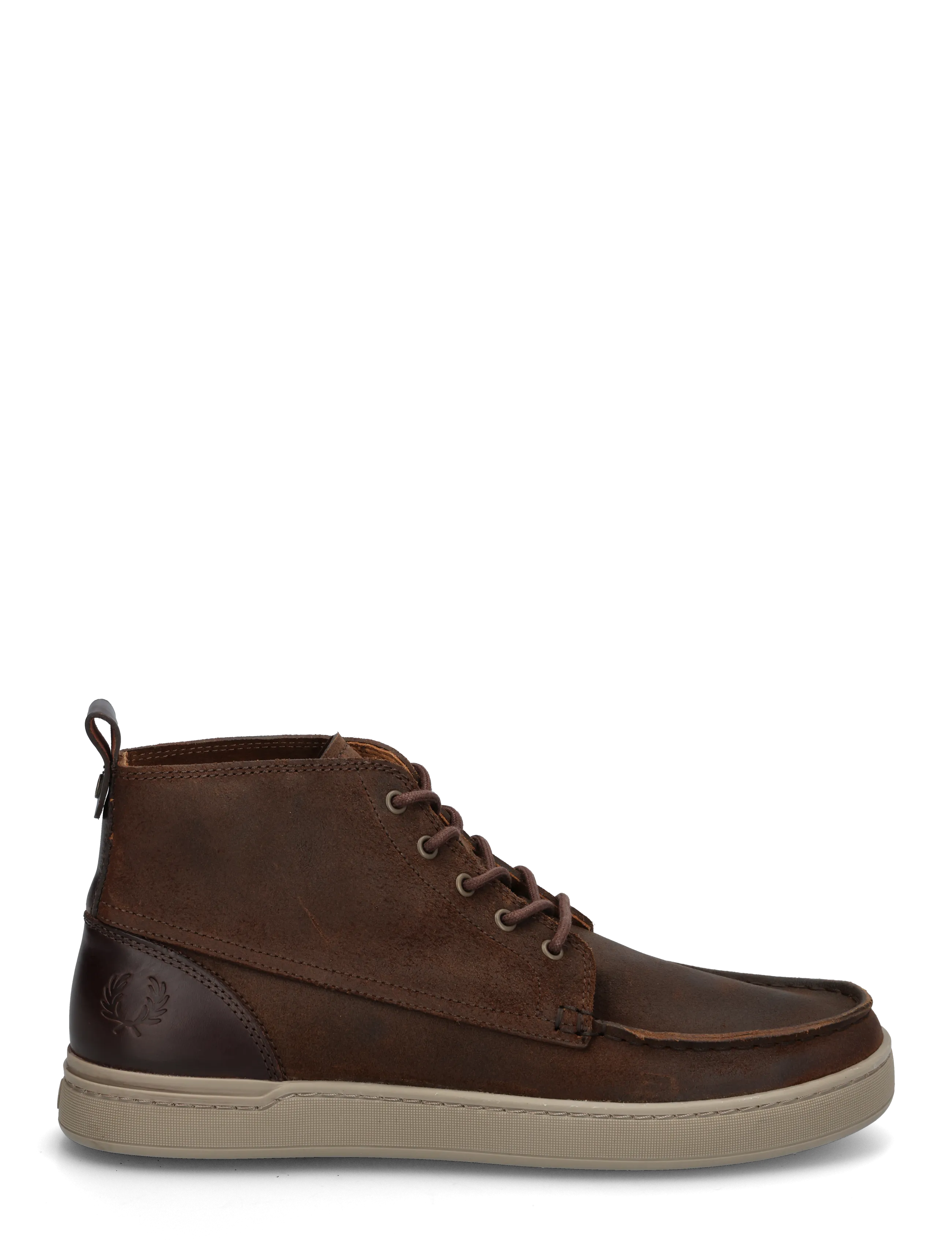 Fred Perry - DRURY MID WAXED SUEDE/LTHR - chukka boots - rich brown - 2