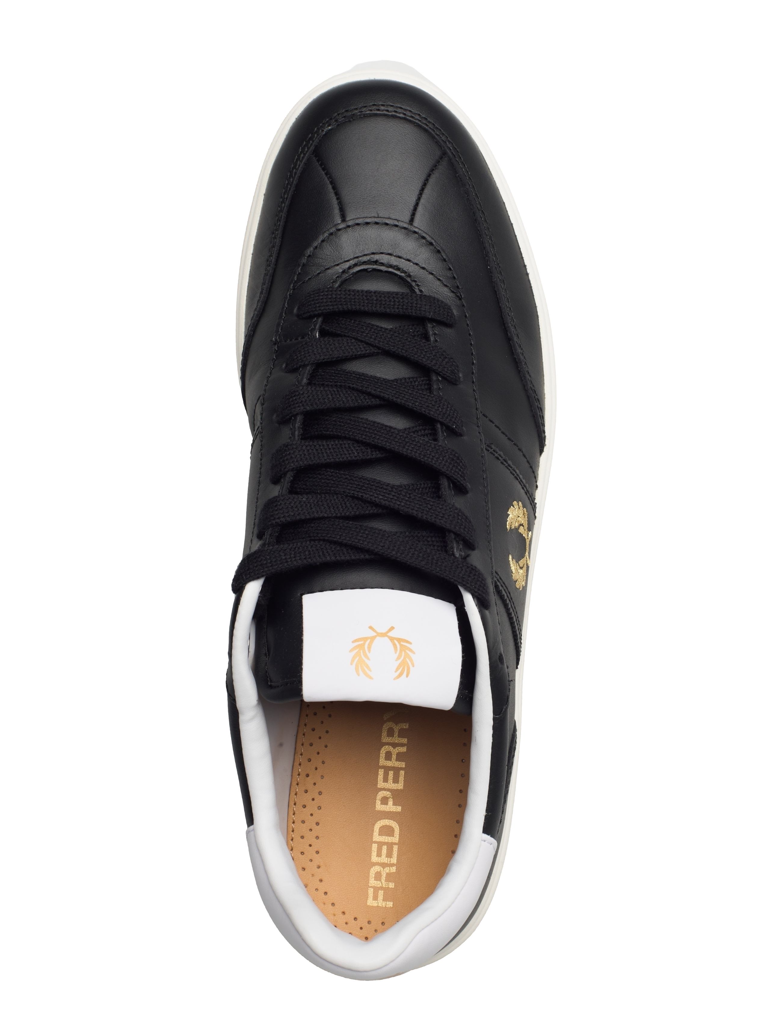 Fred Perry - B400 LEATHER - black - 3