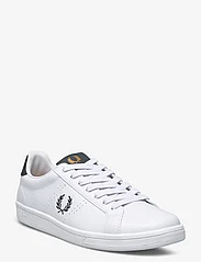 Fred Perry - B721 LEATHER - lav ankel - white - 0