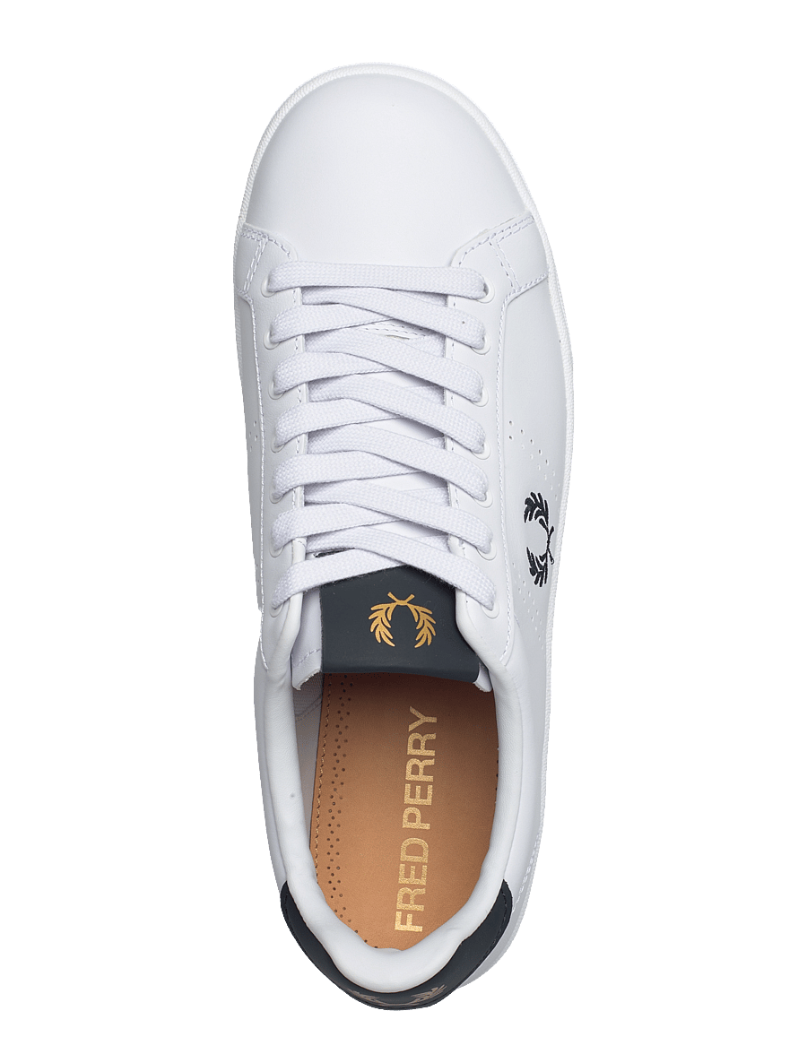 Fred Perry - B721 LEATHER - white - 3