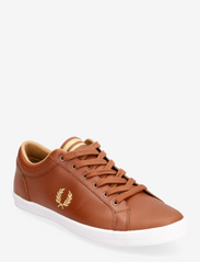Fred Perry - BASELINE LEATHER - business sneakers - tan - 0