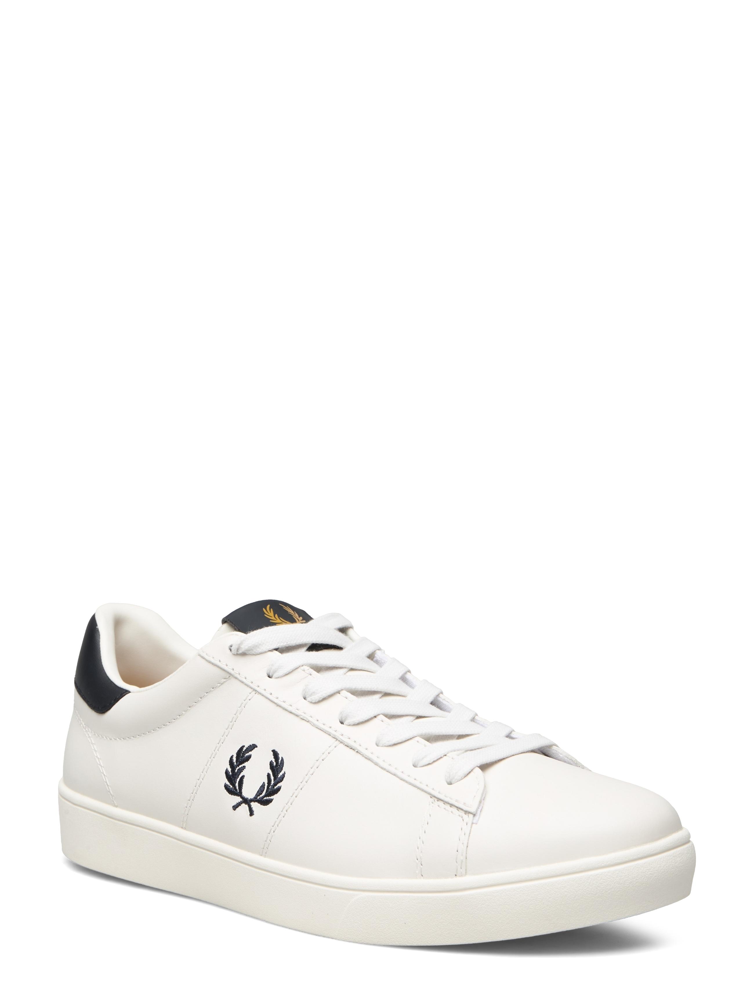 Fred Perry Spencer Leather, Mænd, Lav Top Sneaker, Hvid, Str: 44