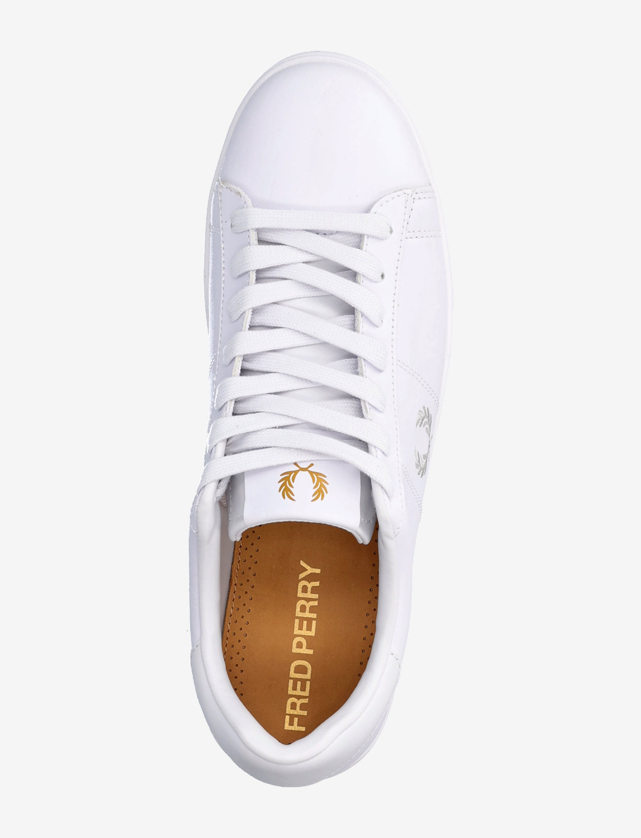 Fred Perry - SPENCER LEATHER - kõrge säärega tossud - white - 3