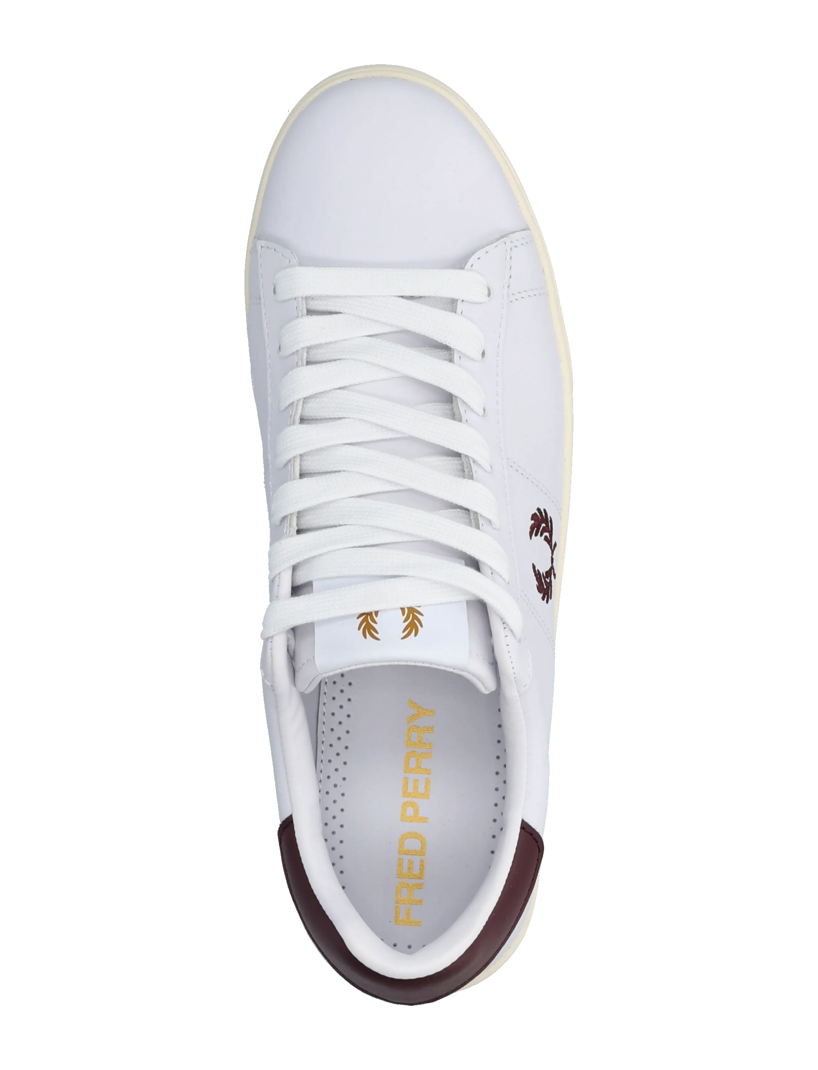 Fred Perry - SPENCER LEATHER - shop efter anledning - white - 3