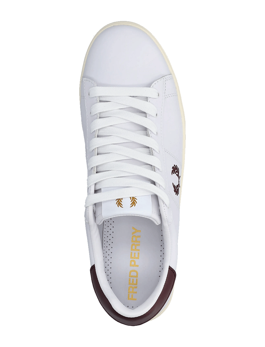 Fred Perry - SPENCER LEATHER - shop efter anledning - white - 3