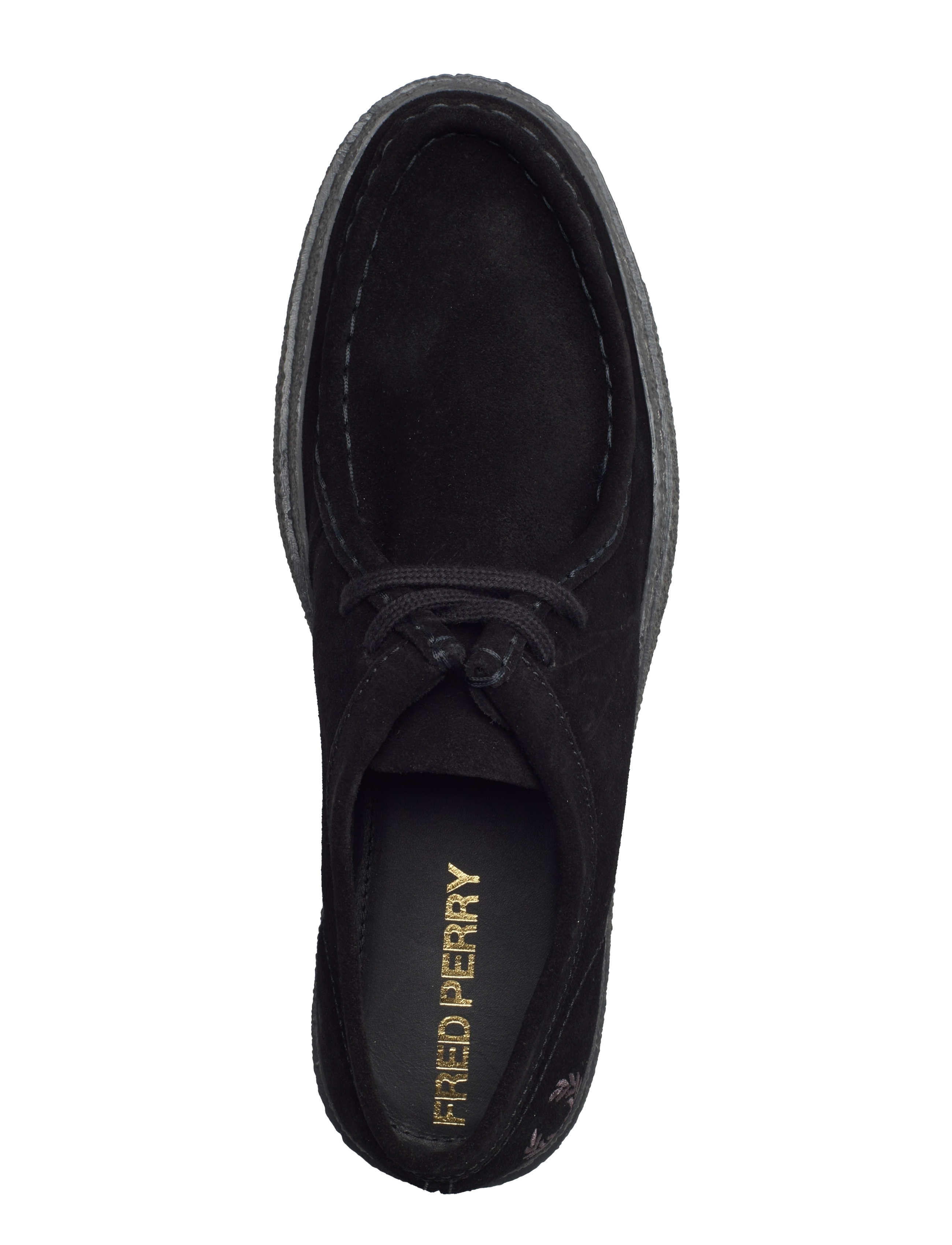 Fred Perry - DAWSON LOW SUEDE - moc-toe boots - black - 3