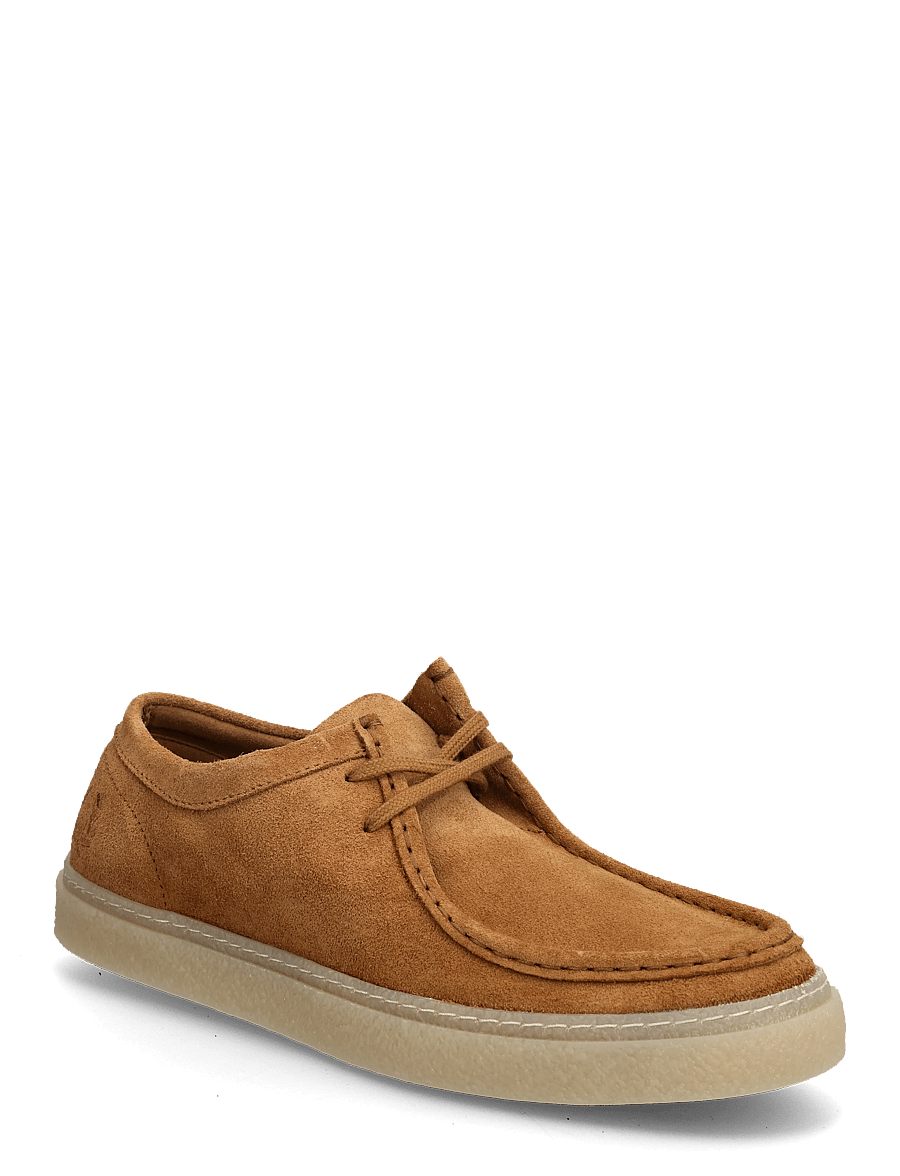 Fred Perry - DAWSON LOW SUEDE - moc-toe kingad - dark caramel - 0