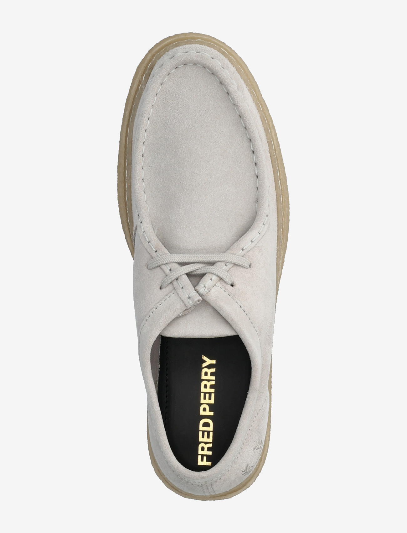 Fred Perry - DAWSON LOW SUEDE - moc toe skor - light oyster - 3
