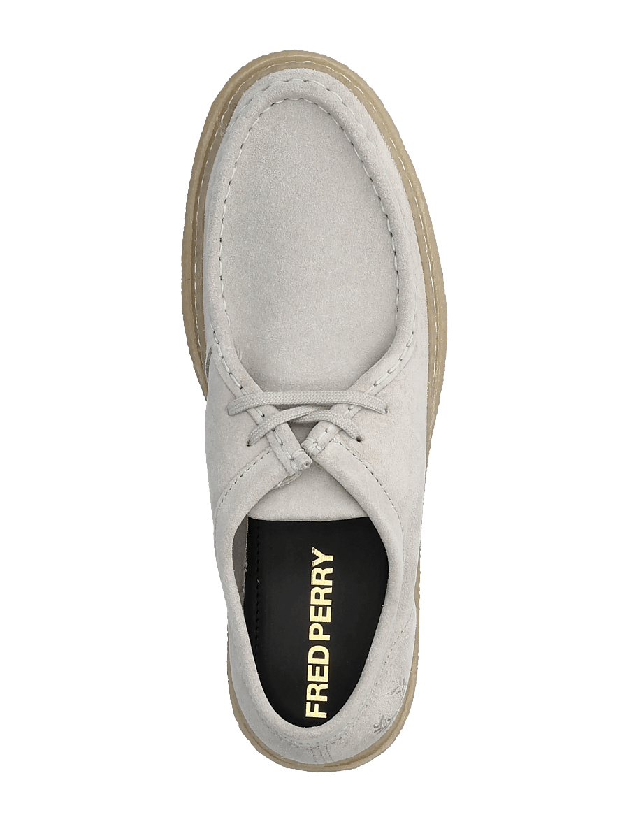 Fred Perry - DAWSON LOW SUEDE - moc toe sko - light oyster - 3