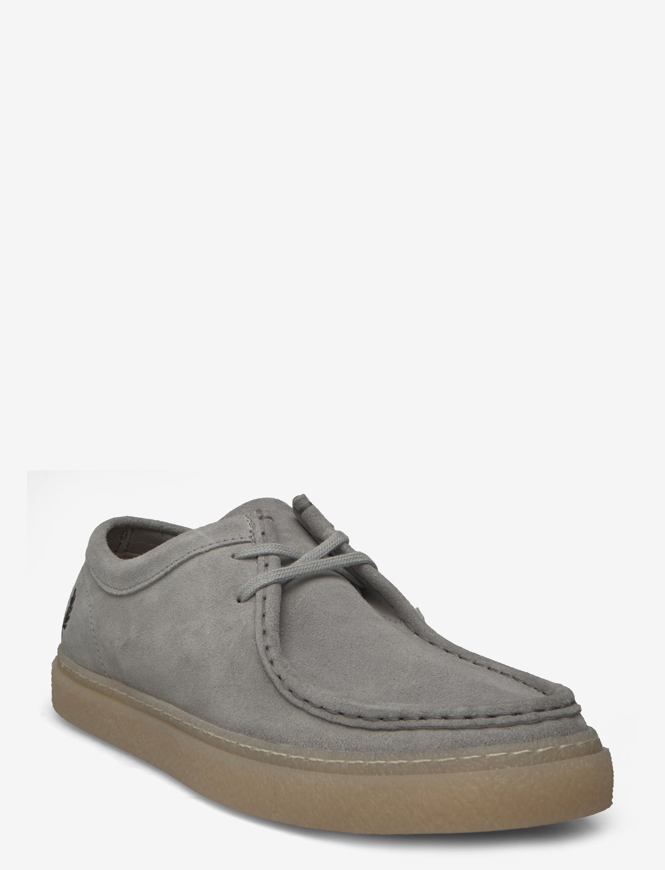 Fred Perry - DAWSON LOW SUEDE - limestone / black - 0