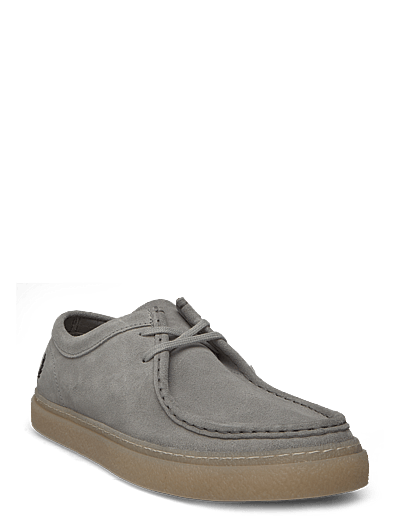 Fred Perry DAWSON LOW SUEDE - Business-Schuhe - LIMESTONE / BLACK / grey