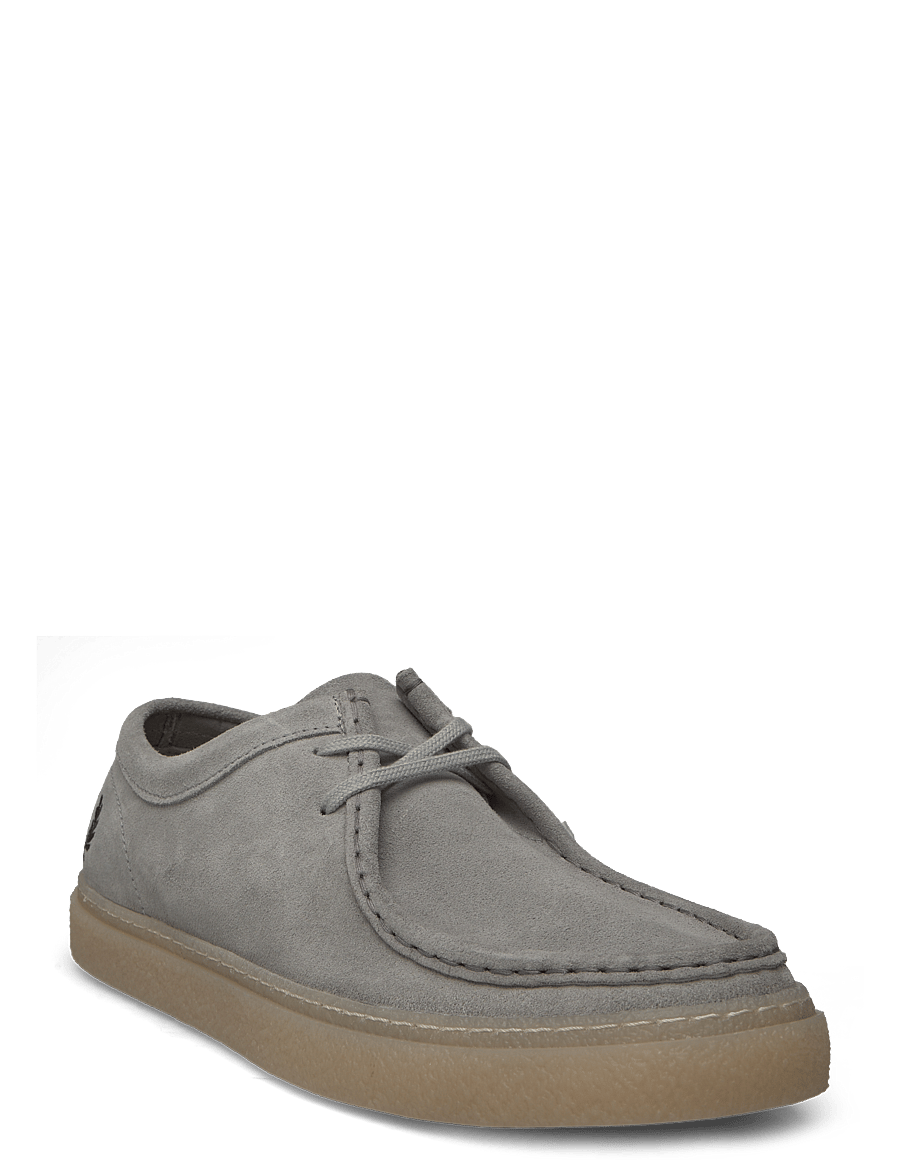 Fred Perry - DAWSON LOW SUEDE - moc-toes - limestone / black - 0