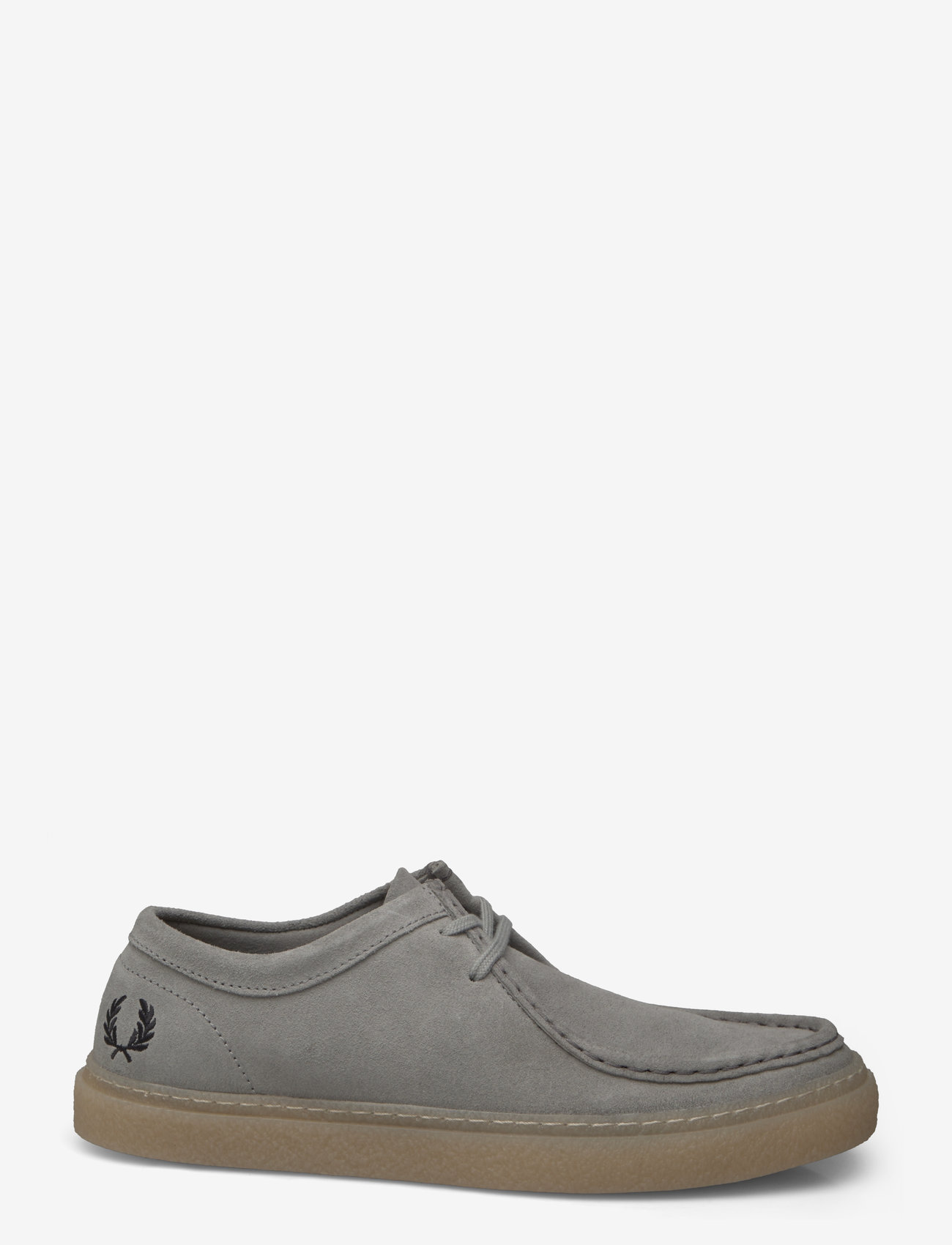 Fred Perry - DAWSON LOW SUEDE - limestone / black - 1