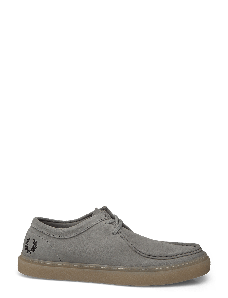 Fred Perry - DAWSON LOW SUEDE - moc-toes - limestone / black - 1