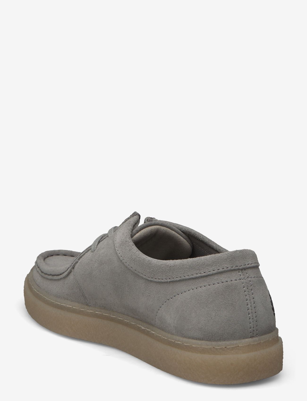 Fred Perry - DAWSON LOW SUEDE - limestone / black - 2