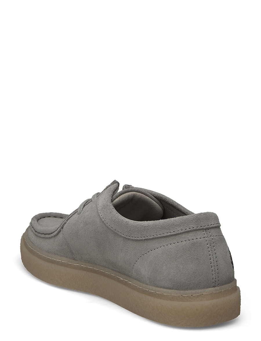 Fred Perry - DAWSON LOW SUEDE - moc-toes - limestone / black - 2