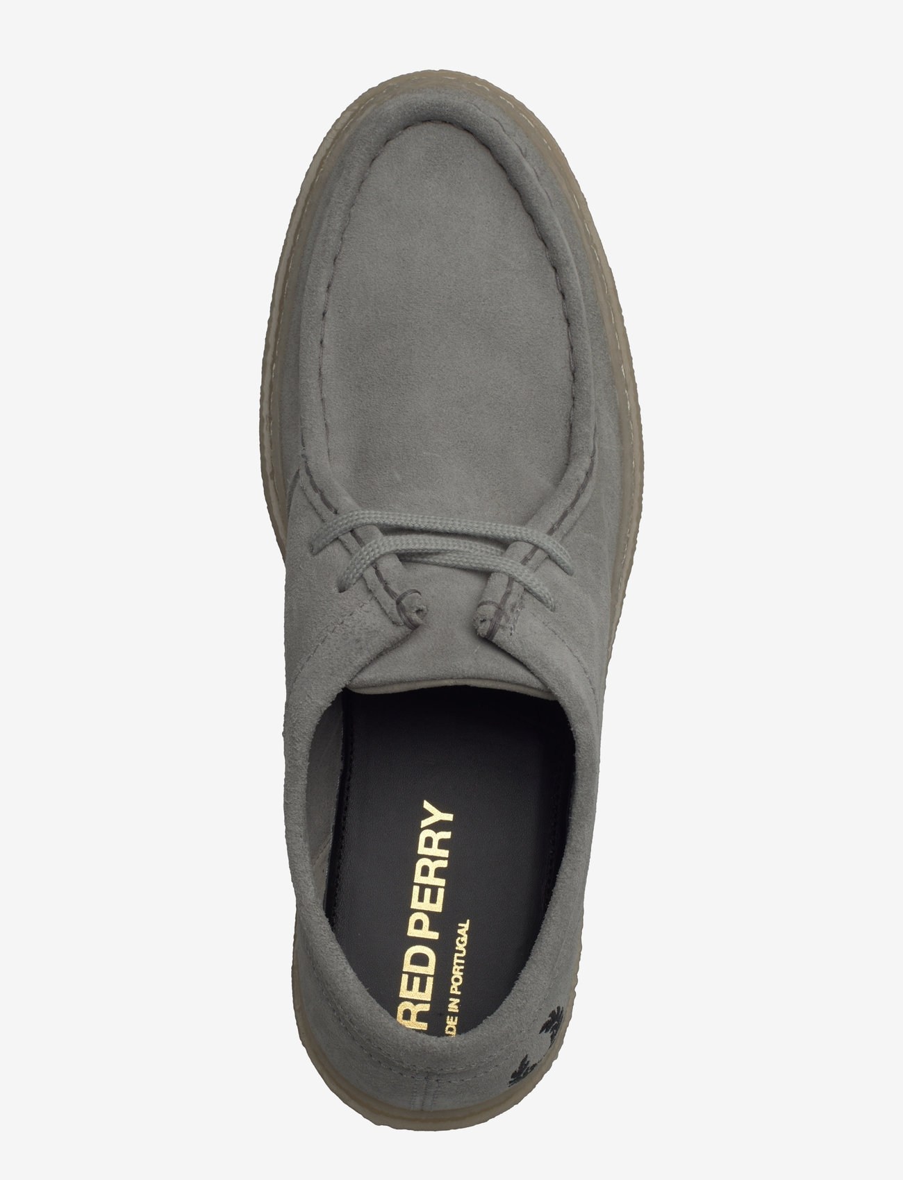 Fred Perry - DAWSON LOW SUEDE - limestone / black - 3