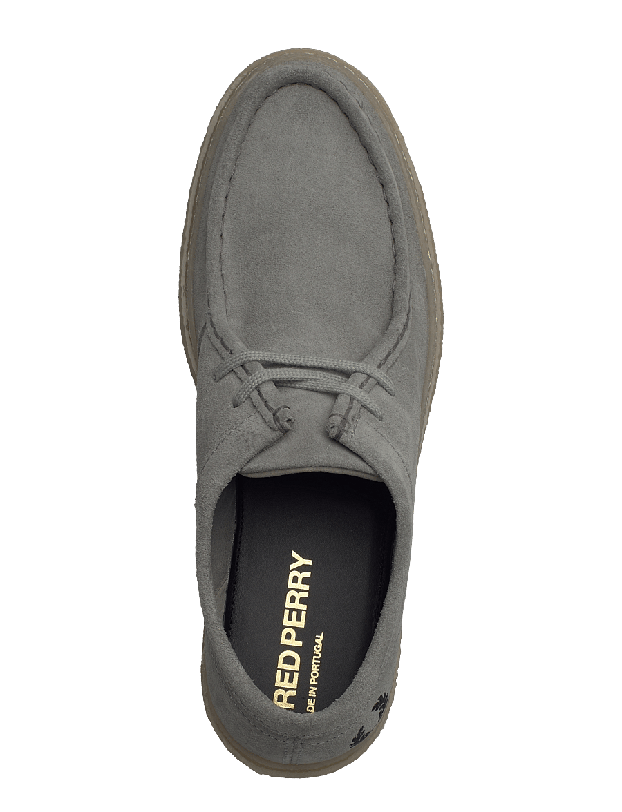 Fred Perry - DAWSON LOW SUEDE - moc-toes - limestone / black - 3
