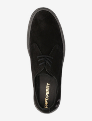 Fred Perry - LINDEN SUEDE - formalaus stiliaus kasdieniai batai - black - 3