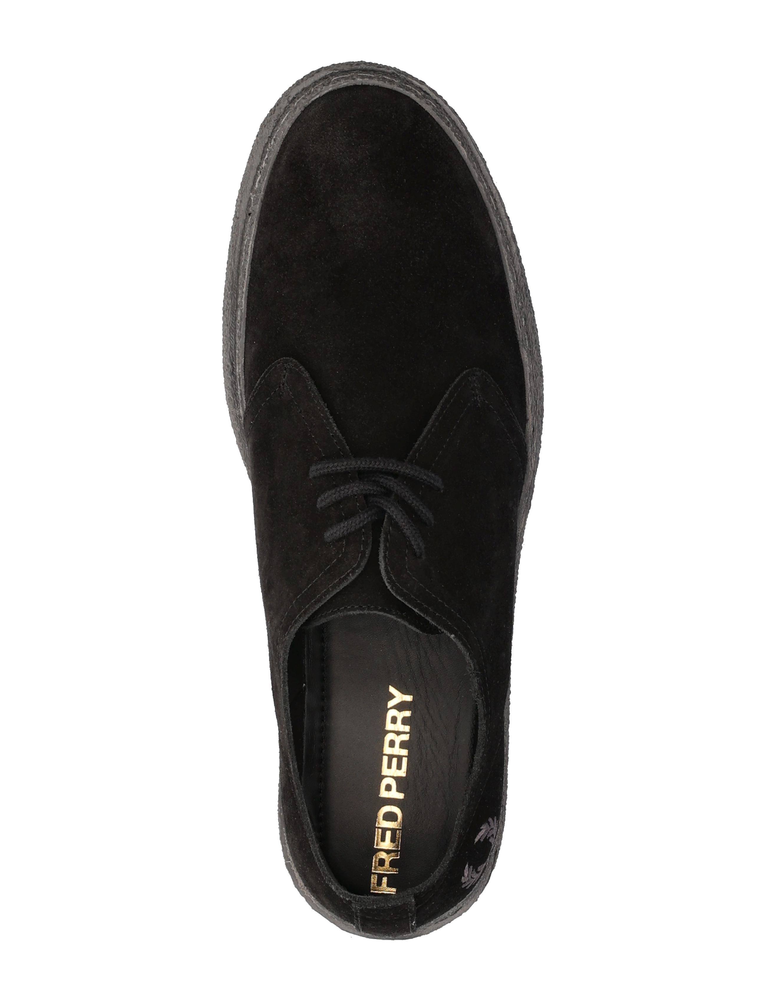 Fred Perry - LINDEN SUEDE - przed kostkę - black - 3