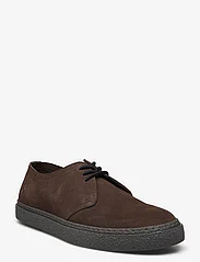 Fred Perry - LINDEN SUEDE - siistit tennarit - burnt tobacco - 0