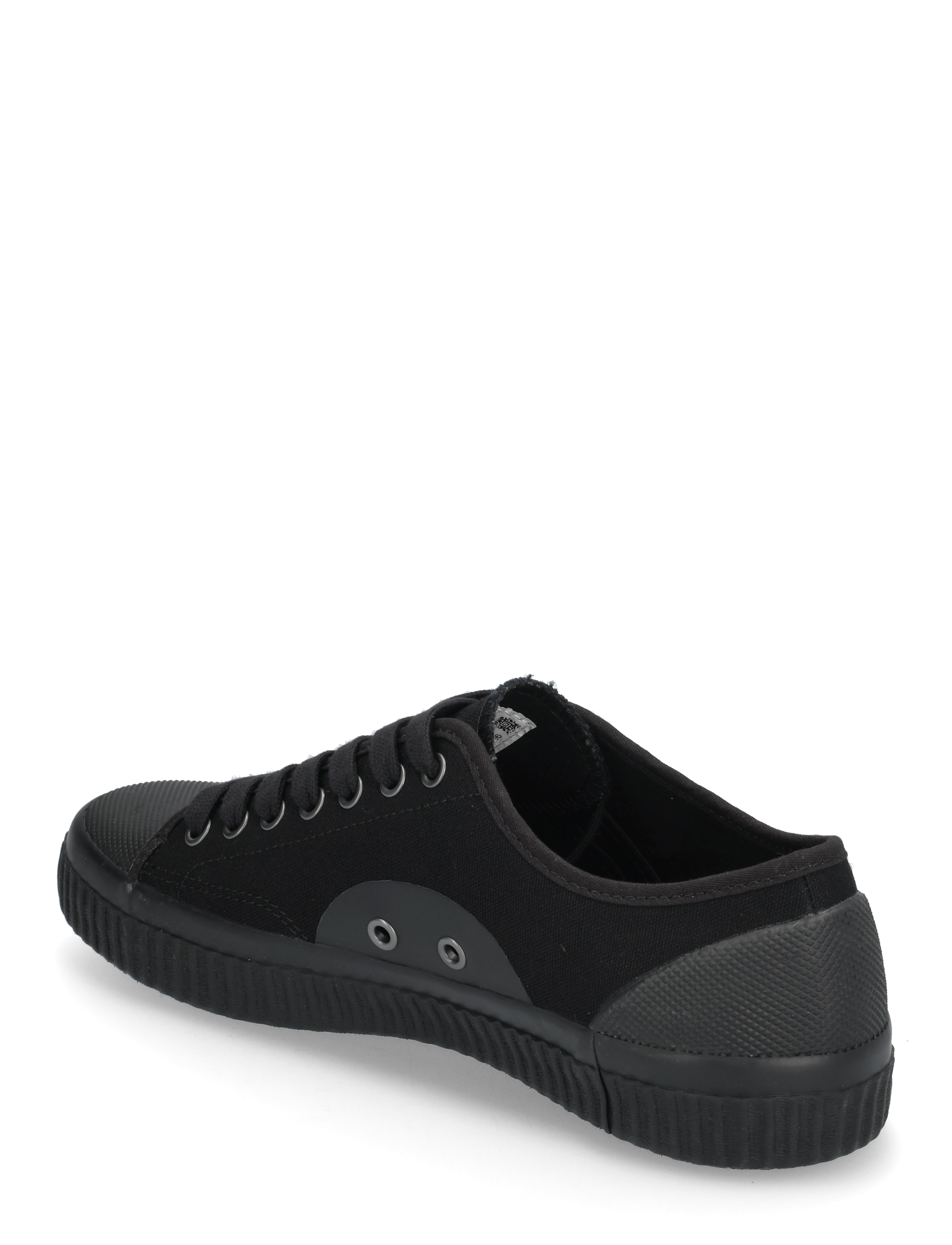 Fred Perry - HUGHES LOW CANVAS - niedriger schnitt - black - 2