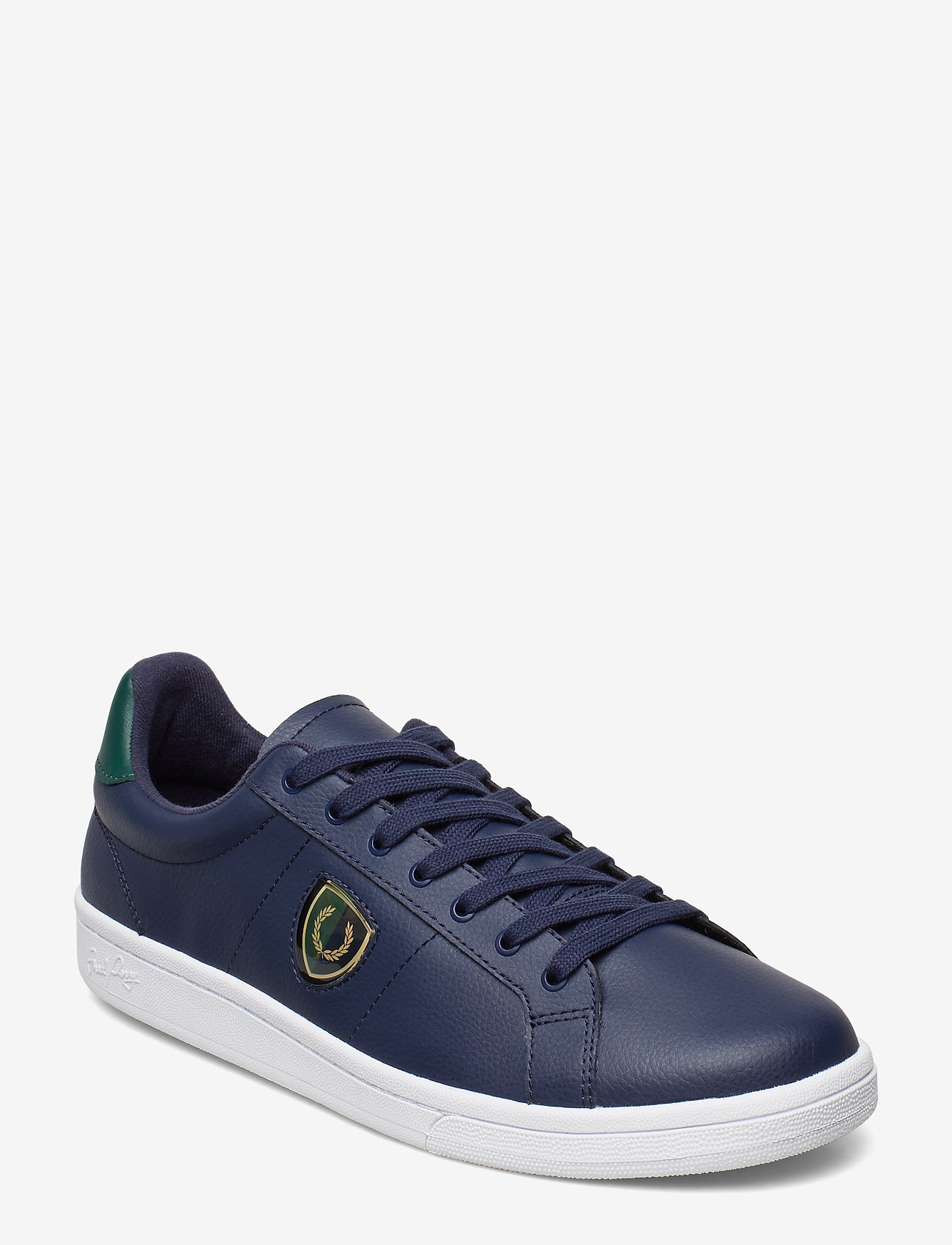 Fred Perry - B721 LTH/SHIELDS BADGE - carbon blue - 0