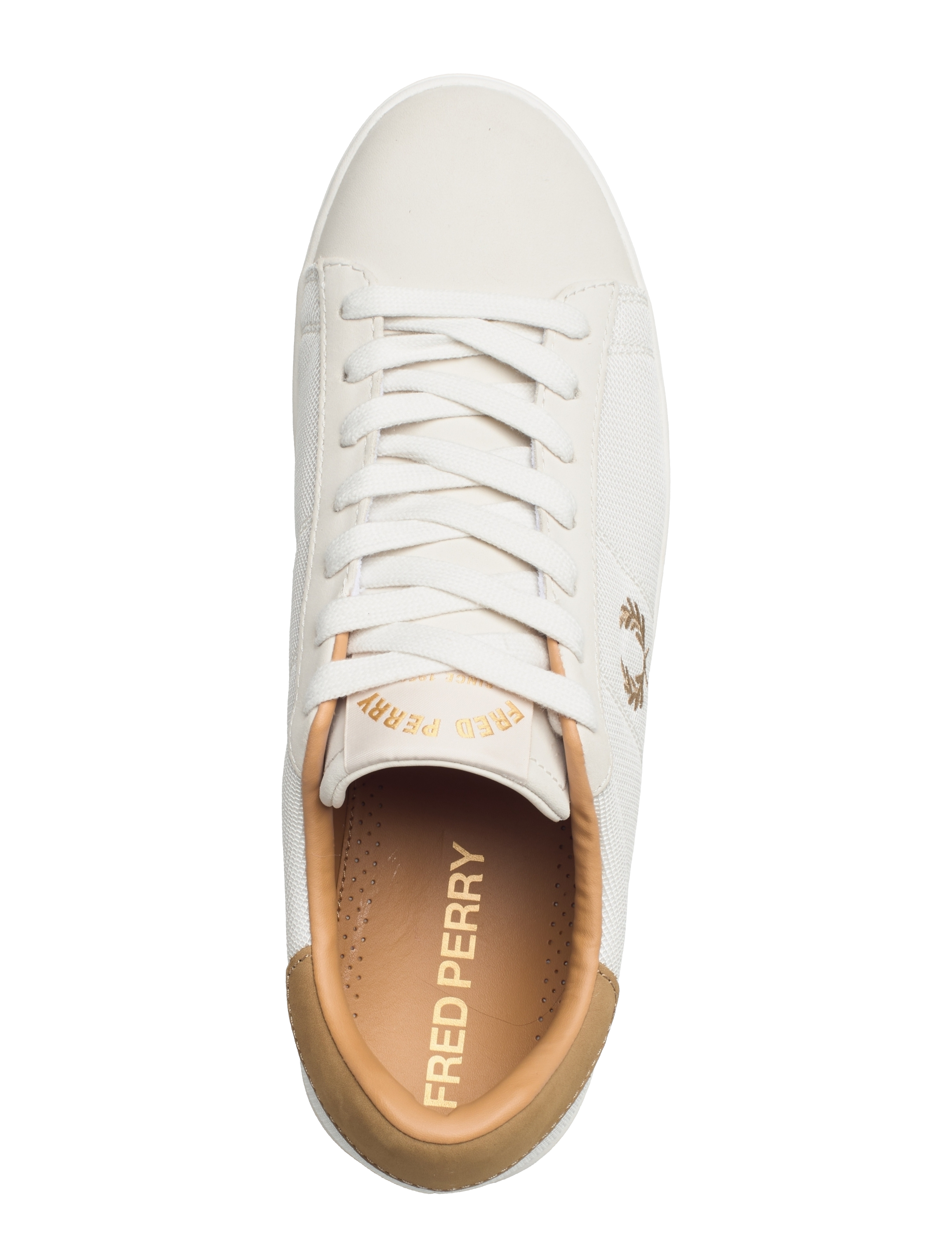 Fred Perry - SPENCER MESH/NUBUCK - snow white - 3