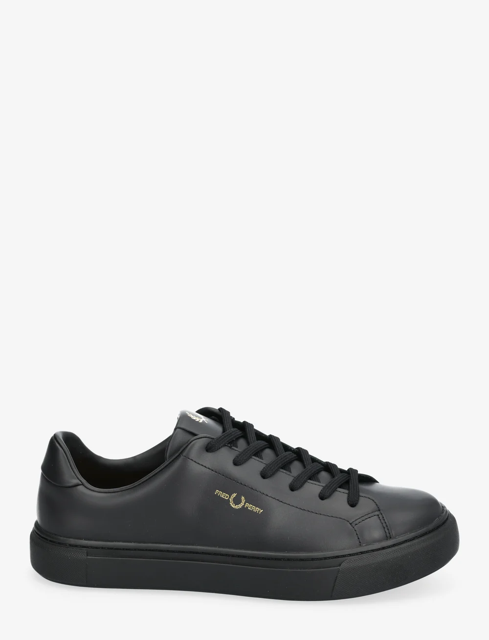 Fred Perry - B71 LEATHER - niedriger schnitt - black/gold - 1
