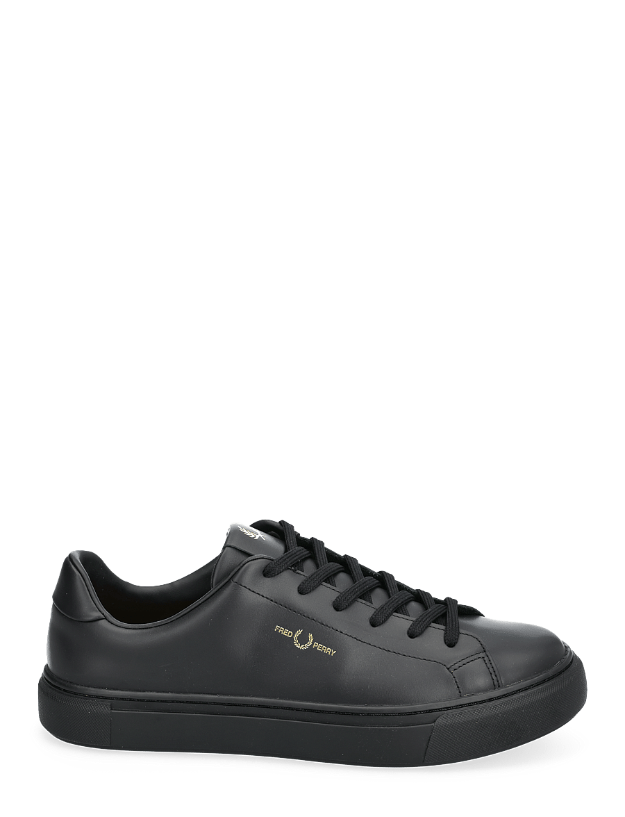 Fred Perry - B71 LEATHER - niedriger schnitt - black/gold - 1