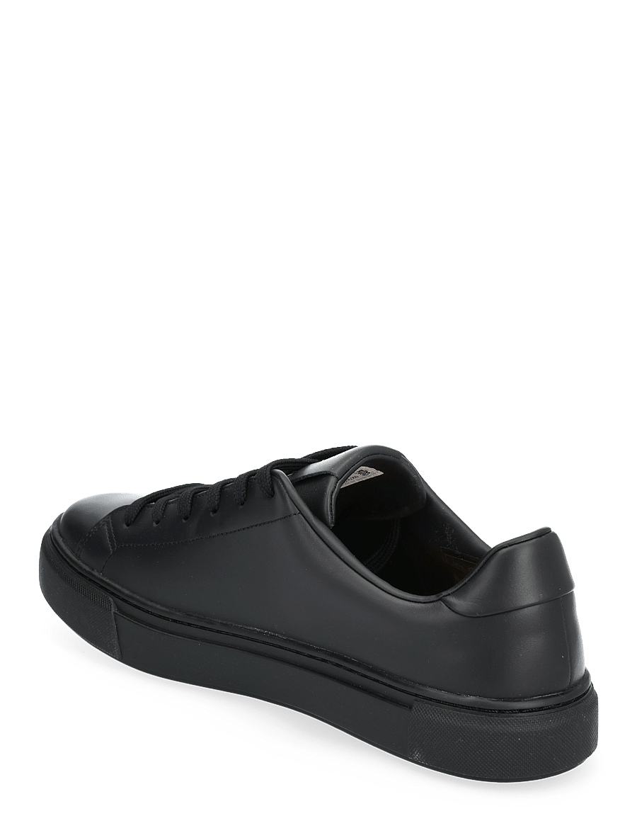 Fred Perry - B71 LEATHER - niedriger schnitt - black/gold - 2