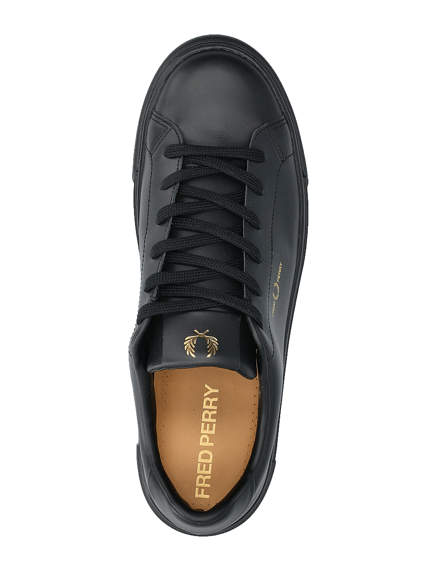 Fred Perry - B71 LEATHER - niedriger schnitt - black/gold - 3