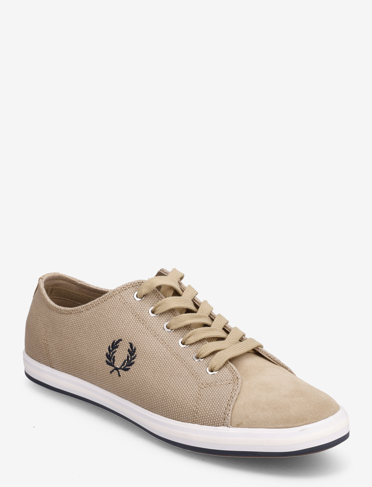 Fred Perry - KINGSTON HEAVY CANVAS/SUEDE - låga sneakers - warm stone - 0