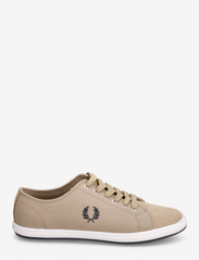 Fred Perry - KINGSTON HEAVY CANVAS/SUEDE - low tops - warm stone - 1