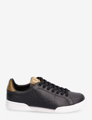 Fred Perry - B721 LEATHER/BRANDED - lav ankel - black - 1