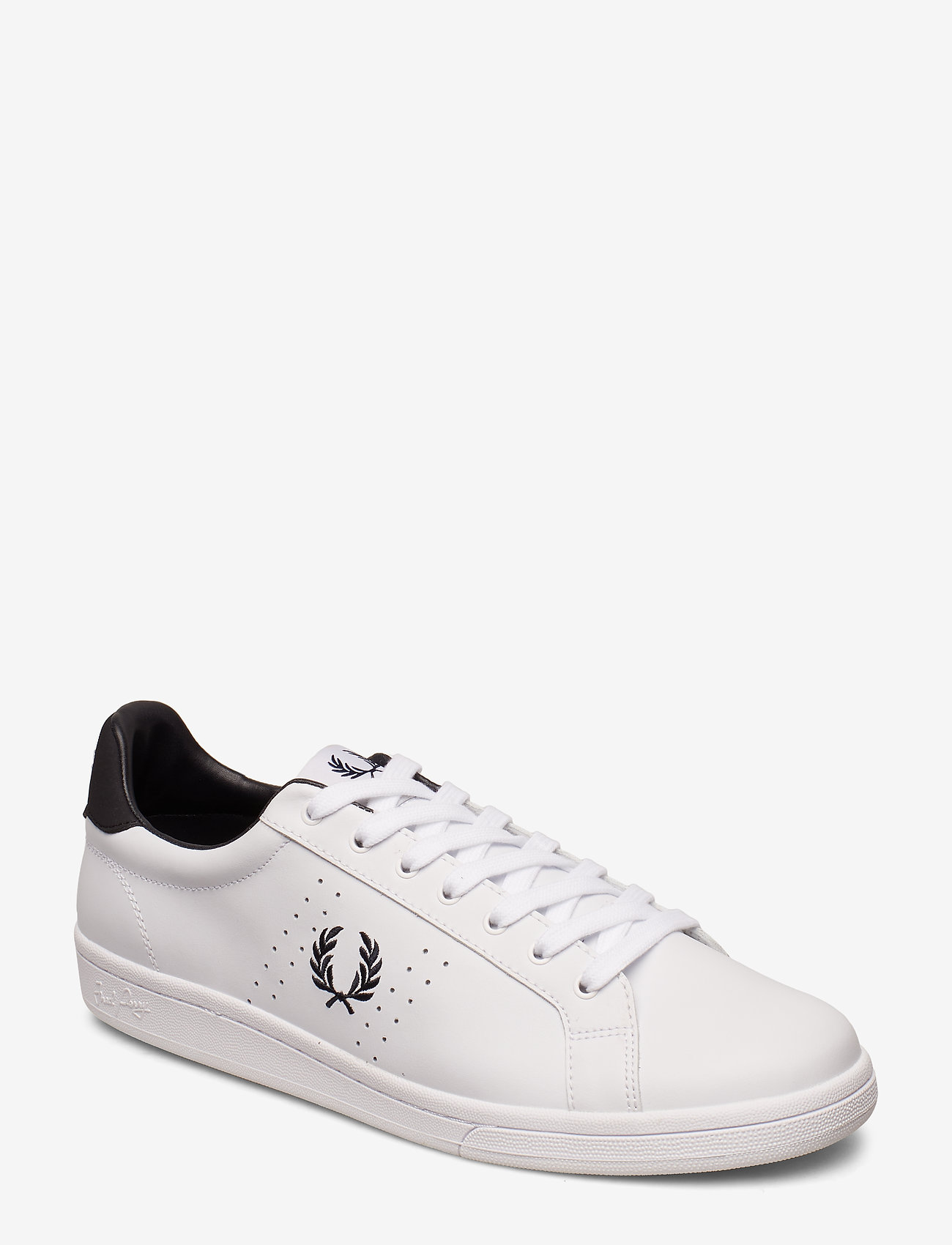 Fred Perry - B721 LEATHER - white - 0
