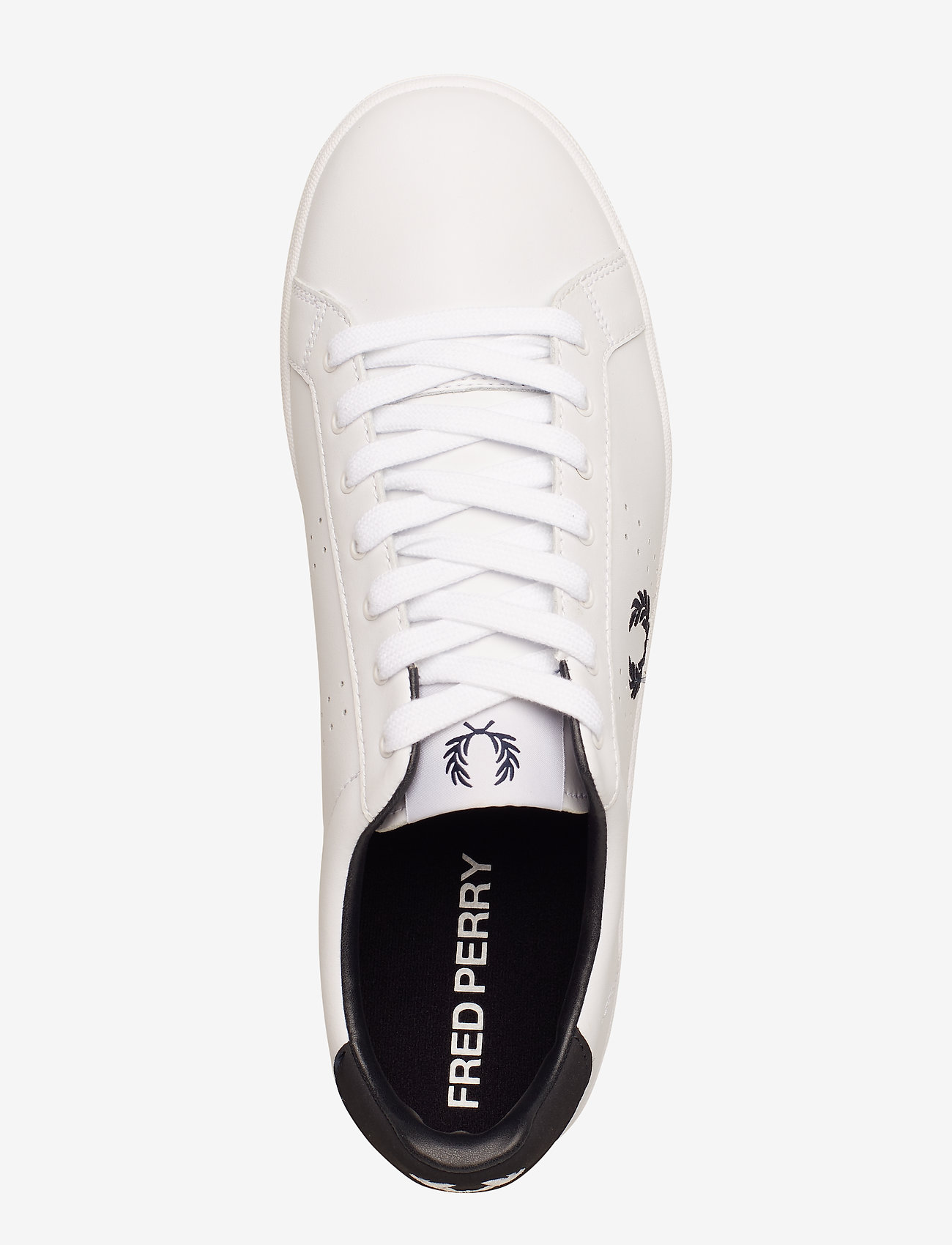 Fred Perry - B721 LEATHER - white - 3