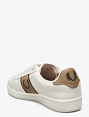 Fred Perry - B721 LTHR/BRANDED WEBBING - lave sneakers - porcelain/black - 2