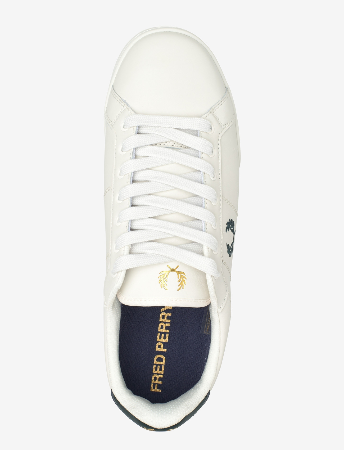 Fred Perry - B722 LEATHER - low tops - porcelain - 3