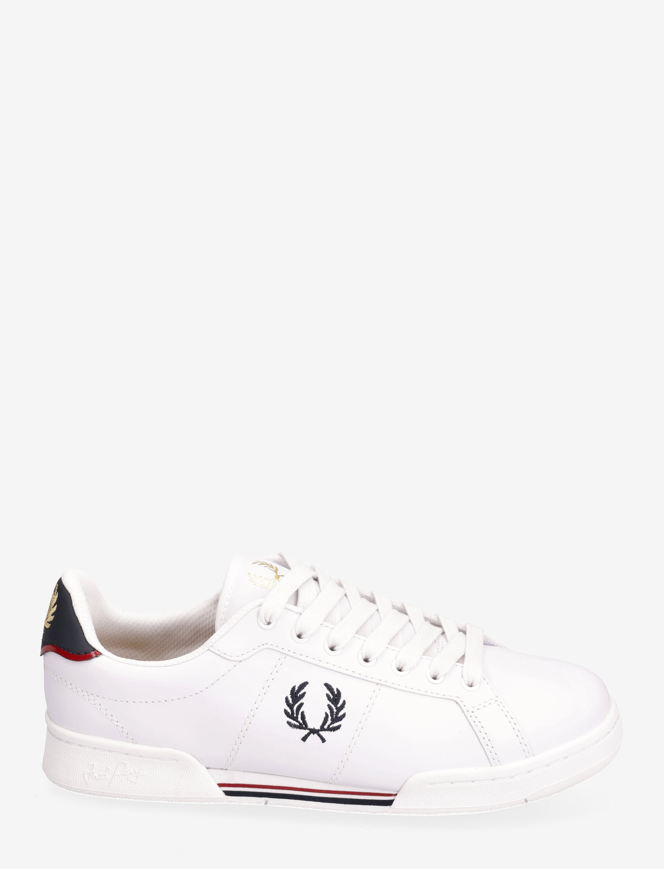 Fred Perry - B722 LEATHER - konfirmationstøj - white/navy - 1