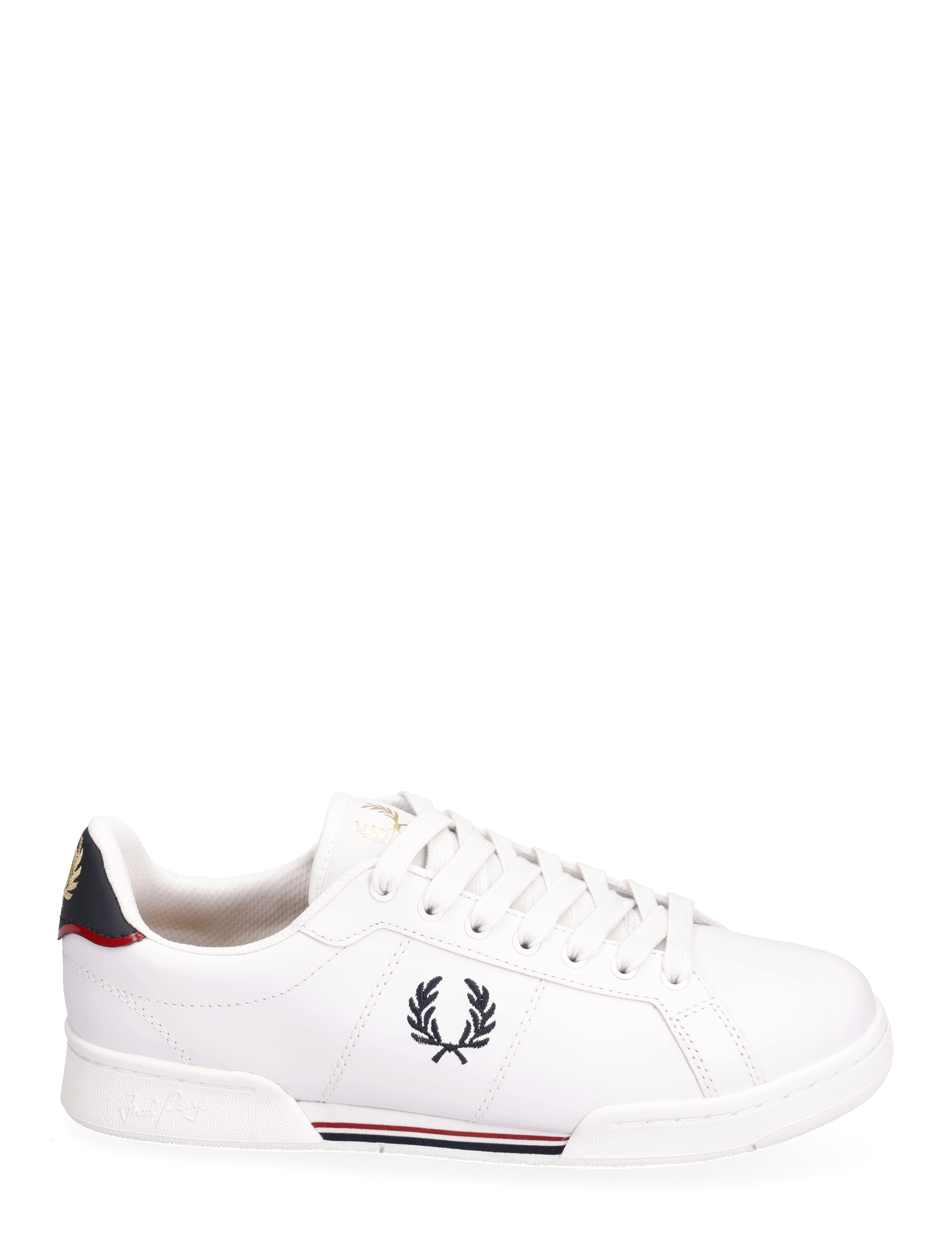 Fred Perry - B722 LEATHER - confirmation - white/navy - 1