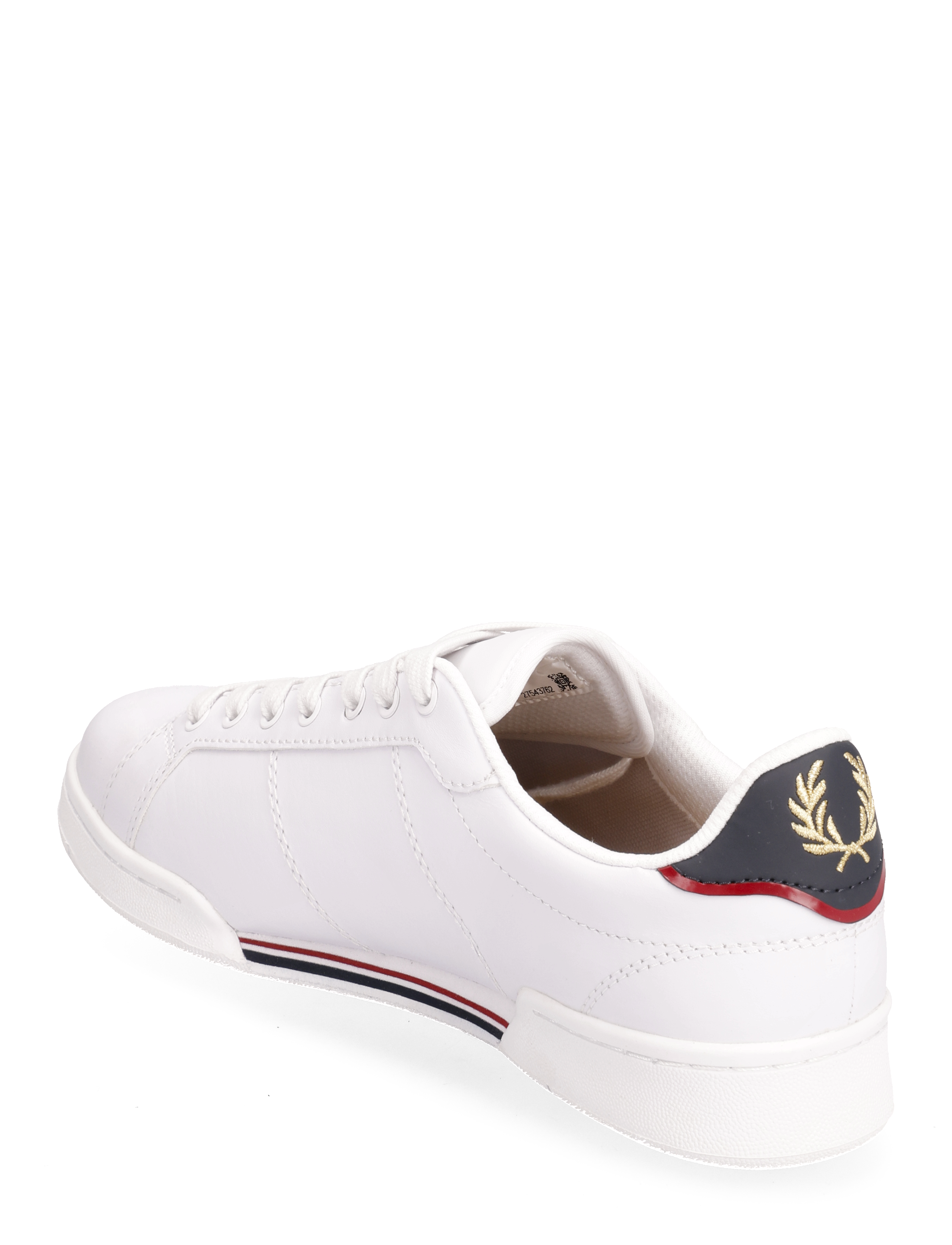 Fred Perry - B722 LEATHER - confirmation - white/navy - 2