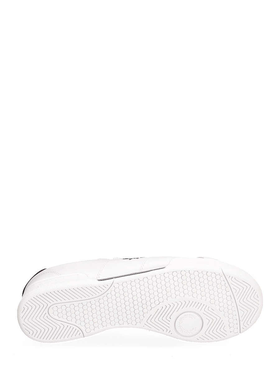 Fred Perry - B722 LEATHER - konfirmation - white/navy - 4